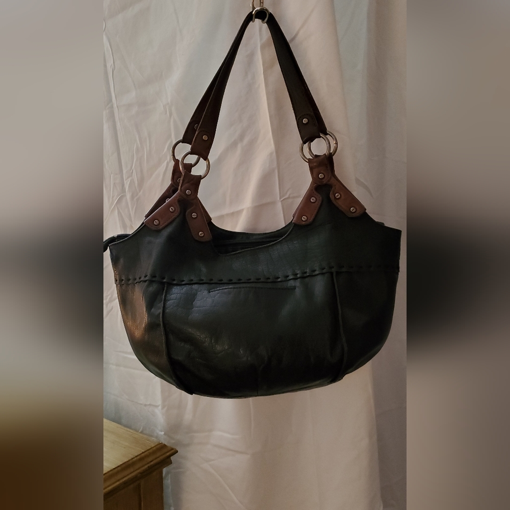 The Sak Black Leather Hobo Bag